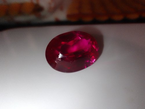 This is Ruby large size Weight ~ 12.95 carats or