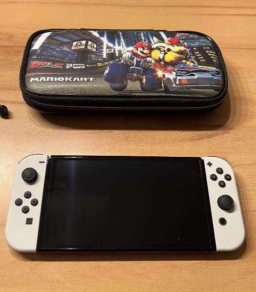 Switch Oled Mega Paket! 9 Spiele, 4 Joy, Pro Contr.,