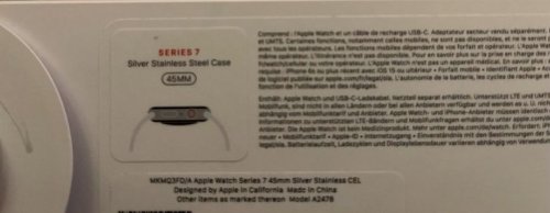 Apple Watch Series 7 45 mm avec bracelet intéressé contactez