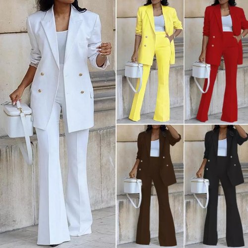 Size: S 1Set Women Suite Outfit Stylist Elegant Women Blazer