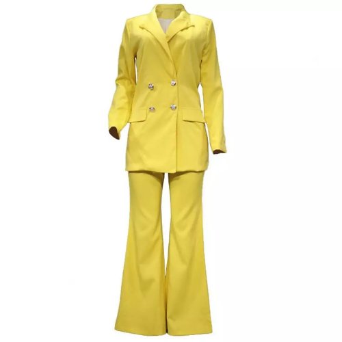 Size: S 1Set Women Suite Outfit Stylist Elegant Women Blazer