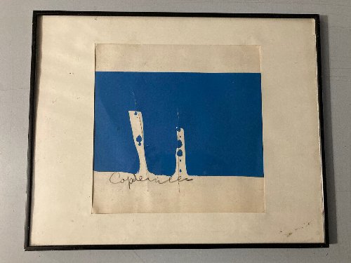 Très Belle Lithographie Gravure Jean Capdeville (1917) Lacerée Signé Crayon