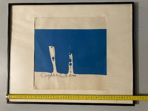 Très Belle Lithographie Gravure Jean Capdeville (1917) Lacerée Signé Crayon