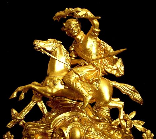 XIX ème Siècle - FRANCE Scène Antique guerrière animée Rarissime