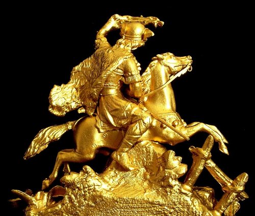XIX ème Siècle - FRANCE Scène Antique guerrière animée Rarissime