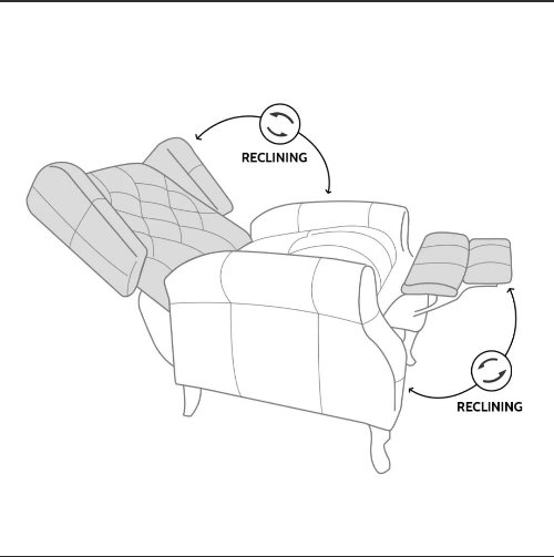 Fauteuil relax inclinable bergère patchwork au design moderne Throne..+33 6