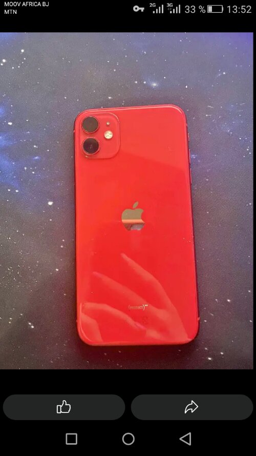 Iphone11 juste un mois d'utilisation accessible et très efficace photo