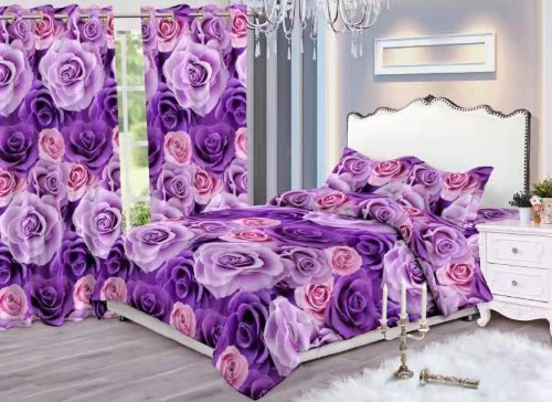 Des draps en coton, rideaux de qualité