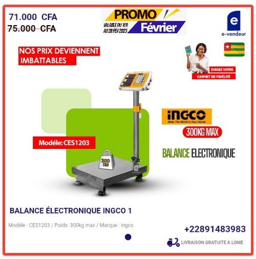 Balance électronique