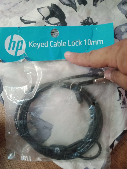 Keyed cable lock 10mm unused