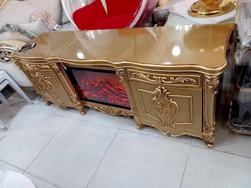 TV stand fire plate