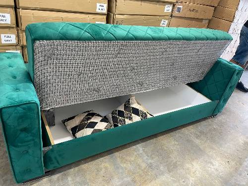 Brand New 3_seater Storage sofa bed Included Cushions Whats app