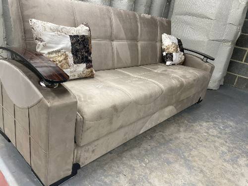 Brand New 3_seater Storage sofa bed Included Cushions Whats app