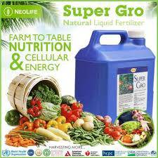 Super Gro liquid organic fertilizer is a natural type of