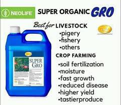 Super Gro liquid organic fertilizer is a natural type of