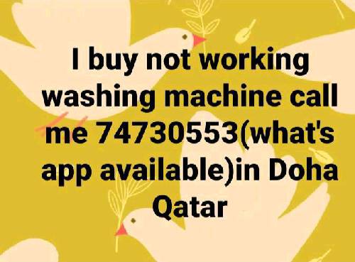 I buy not working washing machine call me 74730553
