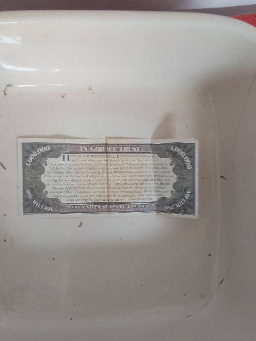 1 million dollar Benjamin Franklin note