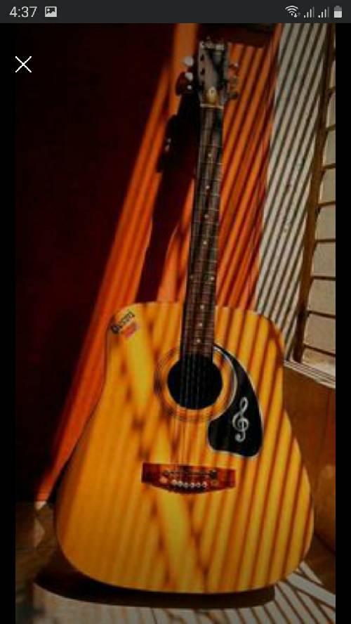 No need to service. Standerd acoustic guiter.Standerd quality, used for