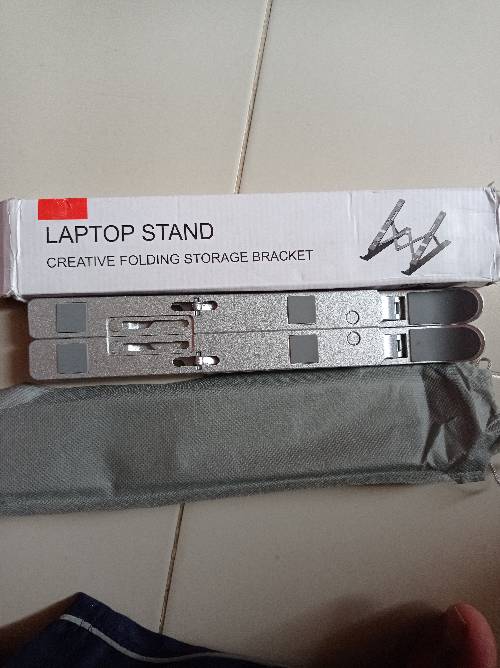 Aluminium laptop stand. free stand bag will be given as