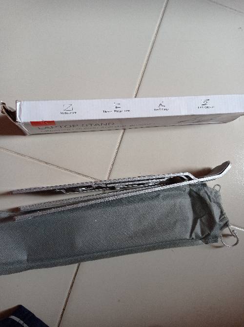 Aluminium laptop stand. free stand bag will be given as