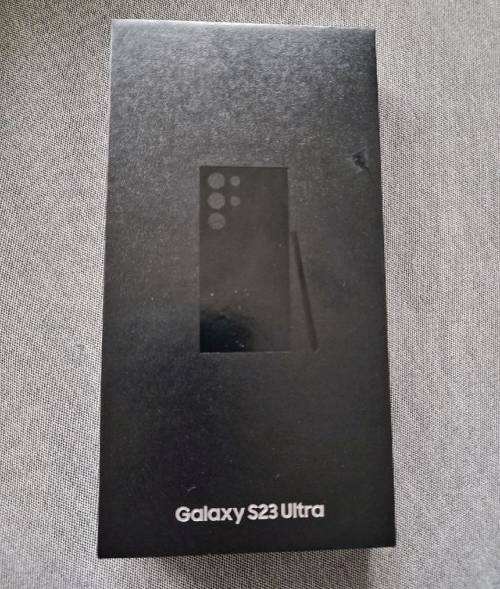 Samsung Galaxy S23 Ultra 5G Schwarz (256GB Speicher).