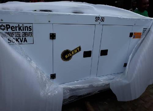 Brand New Perkins 50kva Soundproof Diesel Generator with Two Years
