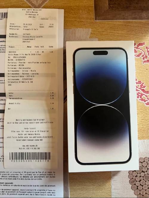 Verkaufe iPhone 14 Pro Max in Silver, 256GB 5G Neu