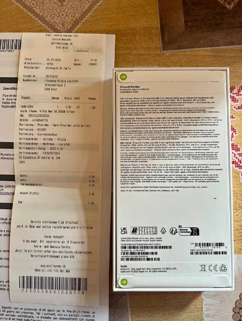 Verkaufe iPhone 14 Pro Max in Silver, 256GB 5G Neu