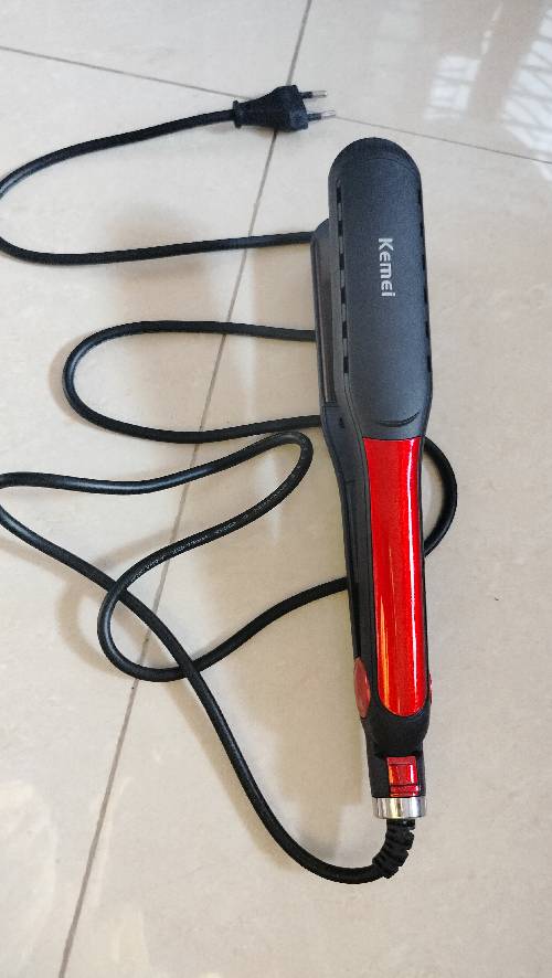 Kemei professional hair straightener km-428 brand :kemei colour :black and