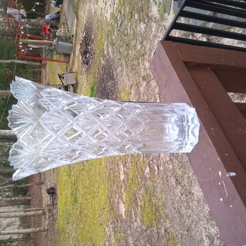 1ft Tall Crystal Vase. This would make a great gift