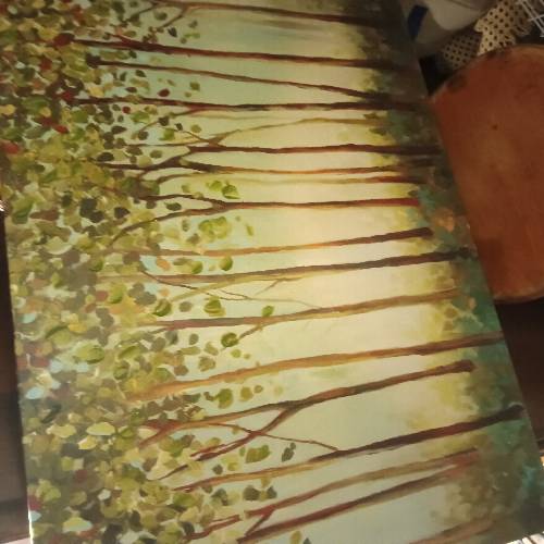 Handpainted picture . This is a good buy to add