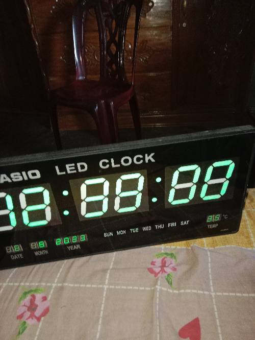 দেয়ালের এলইডি ঘড়ি Casio led clock