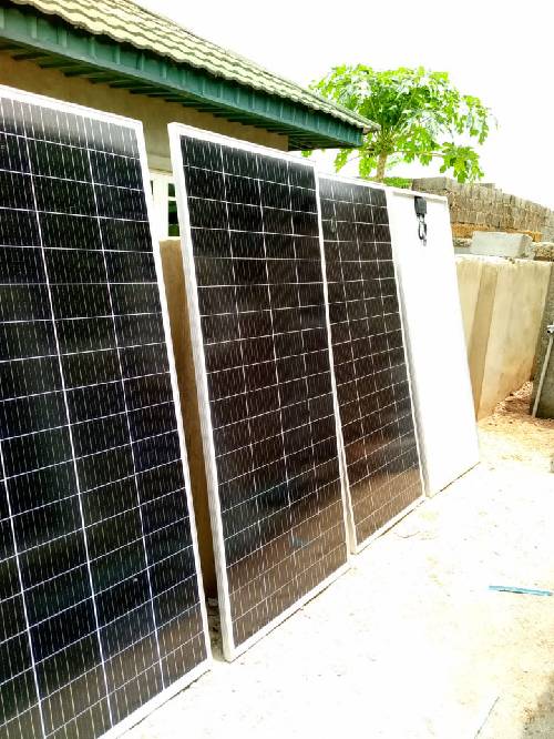 Solar Panels, Solar Model for lighting through sunlight.