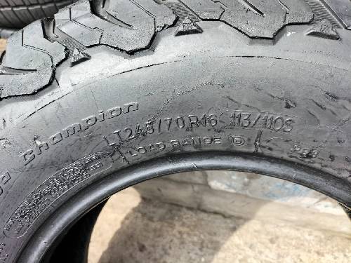 4X 245/70/17 BFGOODRICH