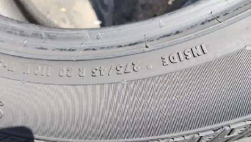 4X 275/45/20 Continental Cross Contact