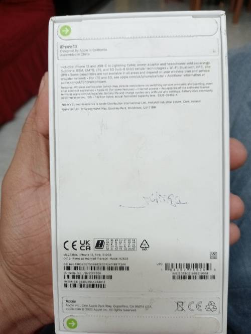 Iphone 13 512gb seal pack uk version.unbox ser