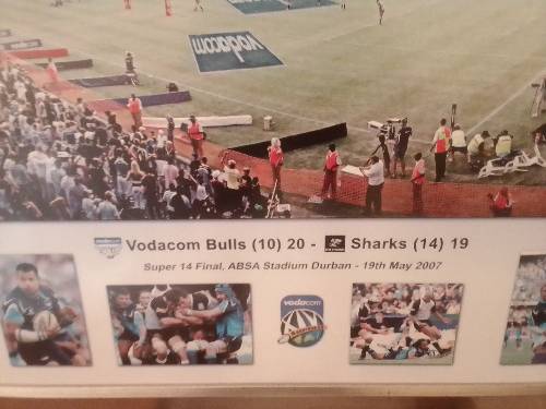 Vodacom super 14 Rugby final between Bulls and shark when