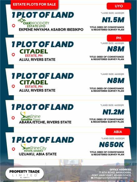 Buy your plot of land at a cheaper rate
