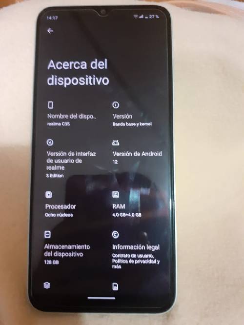 Realme c35 de 128 GB