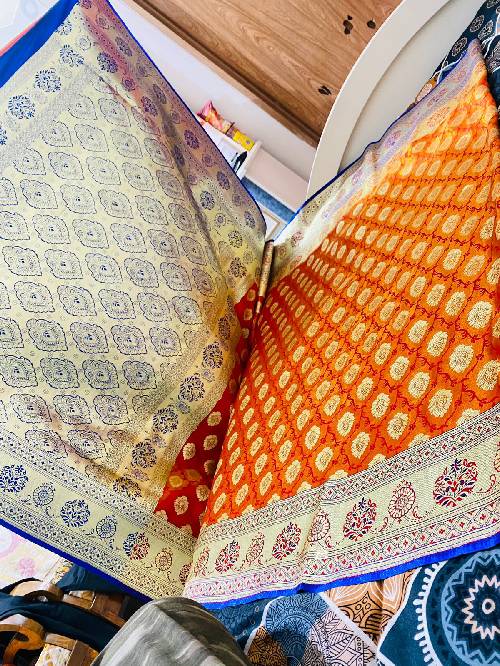 Katan saree Full intact unused Just picture tular jonno saree