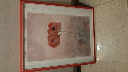 Quadro da parete rosso