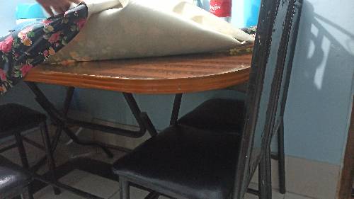 2*2*1 sofa set and folding dining table