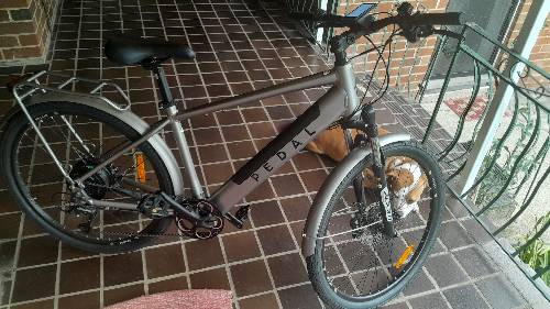 Ebike pedal galaxy silver In colour it's only got 87.8km