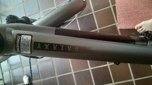 Ebike pedal galaxy silver In colour it's only got 87.8km