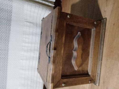 Baul madera rustico