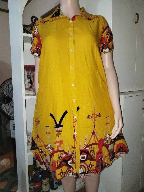 Bangkok duster we have plain chinese and sports collar printed
