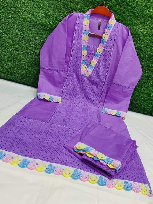 রংধনু চিকেন কারি কটন টু পিস সাইজ ৩৮/৪৪ কামিজ লং