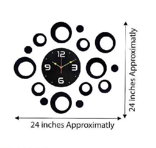 Title : Elegant Circle Shape Wall Clock Specification : -