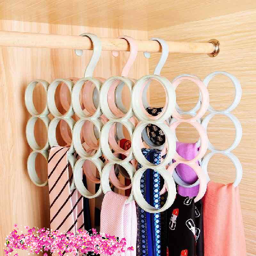 • Features Fifteen Rings To Hang Scarves, Belts, Ties, Necklaces,