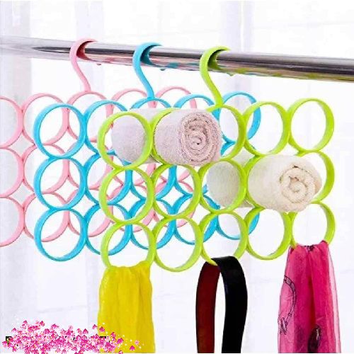 • Features Fifteen Rings To Hang Scarves, Belts, Ties, Necklaces,